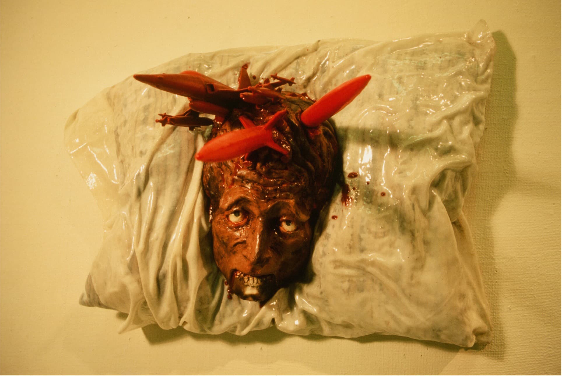 Sociopolitical Mask Sculptures - view 1